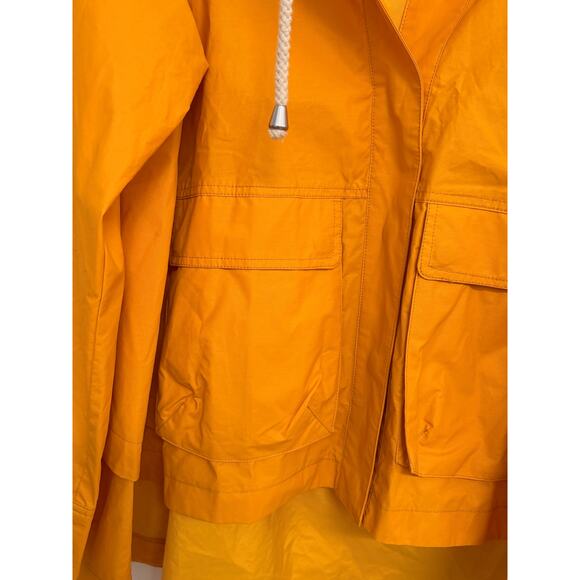 New Free People We The Free Seafarer Raincoat Jacket Waterproof in Yellow XS - Picture 6 of 7